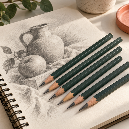 Graphite Sketch Pencils — generated design illustration