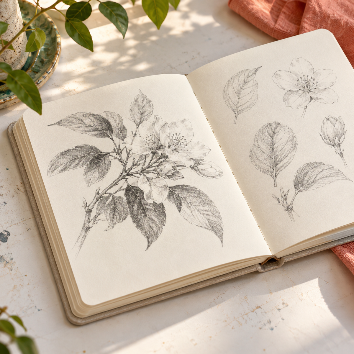 Studio Sketchbook — generated design illustration