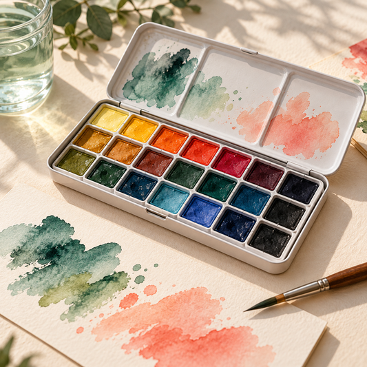 Watercolor Paint Palette — generated design illustration